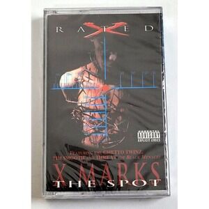 RATED X - X MARKS THE SPOT (1997) - HIP HOP CASSETTE - SEALED! OOP!